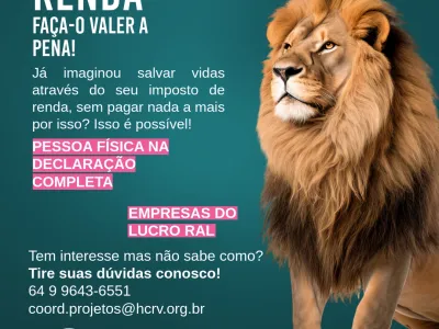 PRONON: transforme seu imposto de renda em vida!